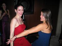 Dancing-MeganJulie3.jpg(675320 bytes) -- Canon-Canon PowerShot G3,  2004:02:22 00:49:29,  [2272 x 1704],  fl=Y,  f= 7.2mm  (35mm equivalent: 36mm),  exptime=0.017 s  (1/60),  f/2.0